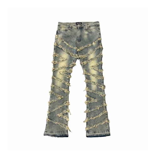 CONCEPT VTG STACKED JEANS (HARRIS)