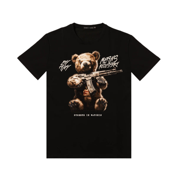 STREETZ IZ WATCHIN BY ANY MEANS NECCESSARY T-SHIRT