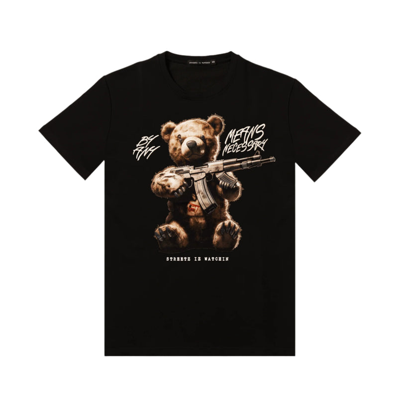 STREETZ IZ WATCHIN BY ANY MEANS NECCESSARY T-SHIRT