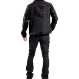 QUALIFIED DENIM RAW JACKET (BLACK)