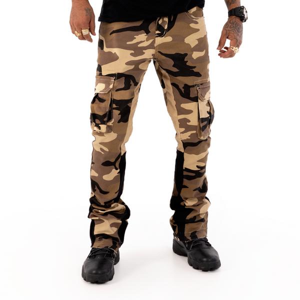 CONCEPT STACKED JEANS (CAMO)