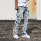 SMOKE RISE STACKED CARGO (SANTORINI BLUE)