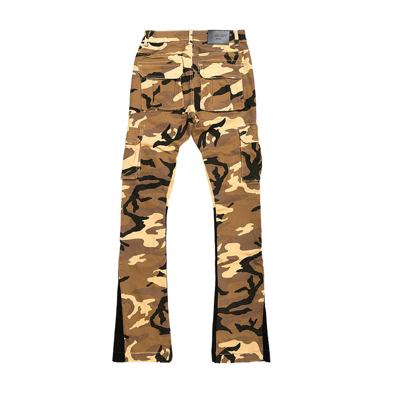 CONCEPT STACKED JEANS (CAMO)
