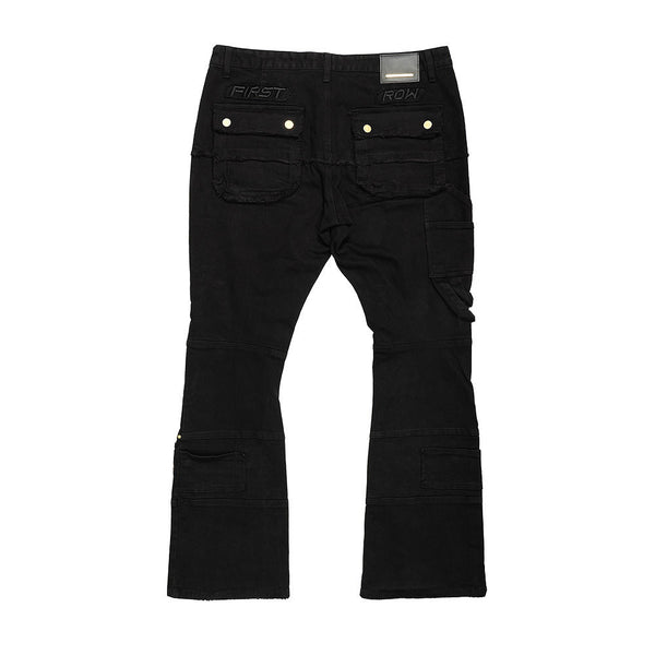 FIRST ROW BLACK STACKED CARGO