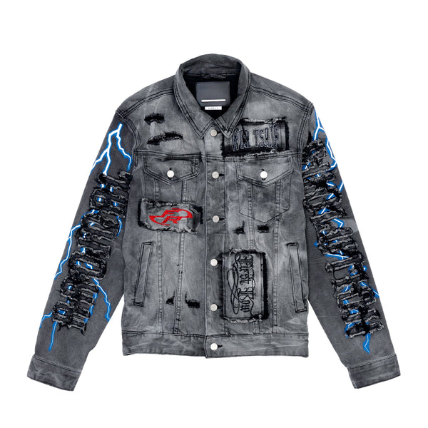 FIRST ROW RADICAL EVOLUTION DENIM JACKET (GREYSTONE)