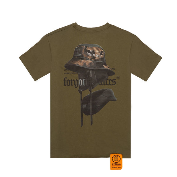 FORGOTTEN FACES GHOST US OVERSIZED T-SHIRT