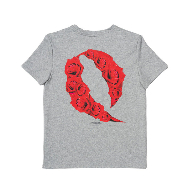 QUALIFIED DENIM Q COLLECTION ROSE T-SHIRT