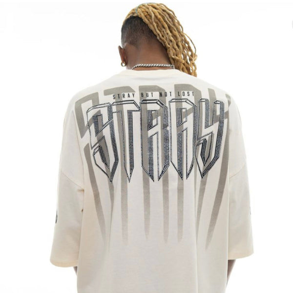 STRAY 3/4 SLEEVE TEE (WHITE)