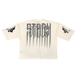 STRAY 3/4 SLEEVE TEE (WHITE)