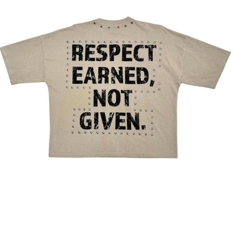 STRAY WIDE & CROP FIT TEE (CREAM)