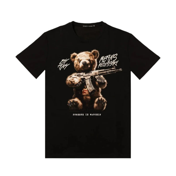 STREETZ IZ WATCHIN BY ANY MEANS NECCESSARY T-SHIRT