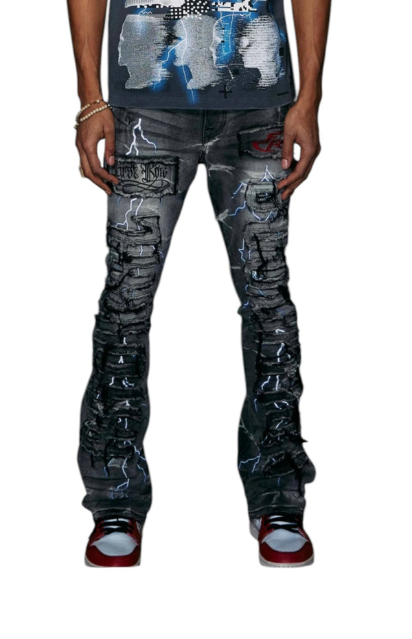 FIRST ROW RADICAL EVOLUTION STACKED DENIM