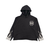 THE SYNDICATE FLAMES HOODIE (BLACK)
