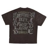 FIRST ROW WAKE UP AND BE FIERCE SKULL SPIRIT WASHED T-SHIRT