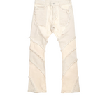 FIRST ROW CUT & SEW STACKED DENIM (WHITE)