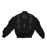 FIRST ROW UTILITY MA-1 SMART BOMBER JACKET (BLACK)