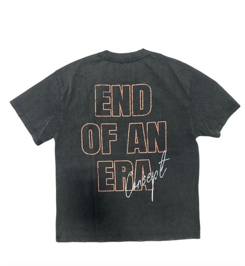 CONCEPT "DOOMSDAY" BLACK WASH TEE