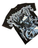 THE SYNDICATE "REBORNE TEE" (BLACK/BLUE)