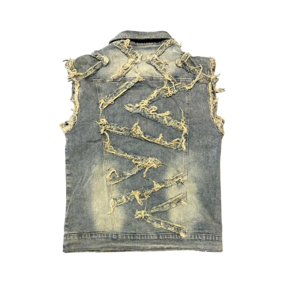 CONCEPT VTG JEAN VEST (HARRIS)