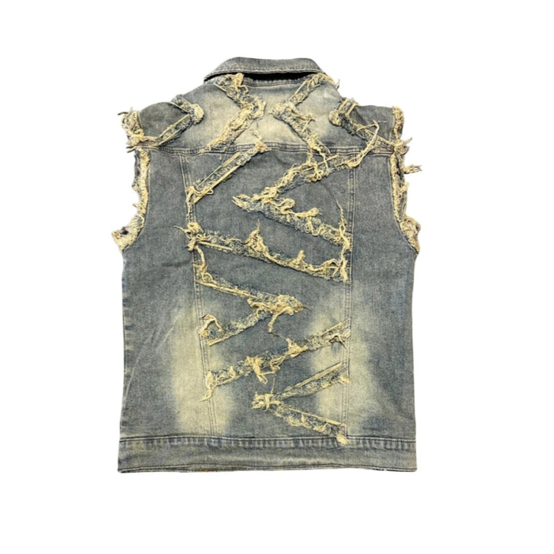 CONCEPT VTG JEAN VEST (HARRIS)