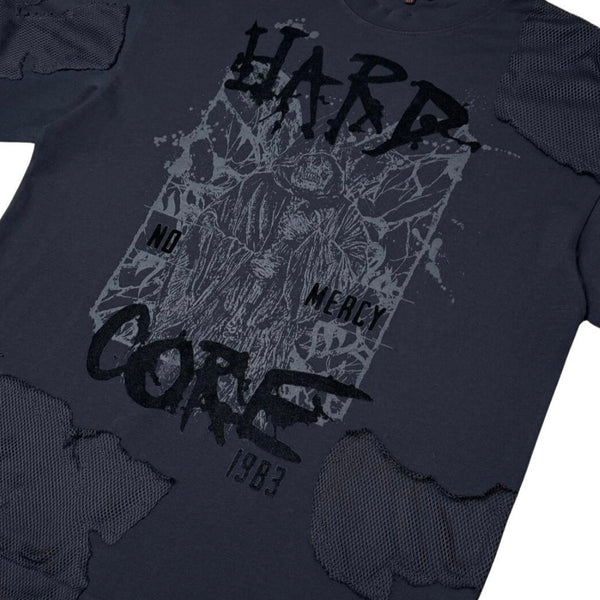 VICIOUS VC413 HARD CORE TEE (VINTAGE BLACK)