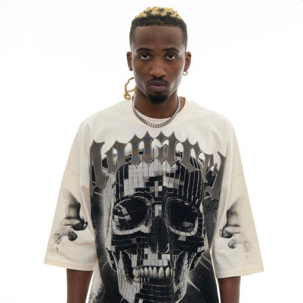 STRAY 3/4 SLEEVE TEE (WHITE)