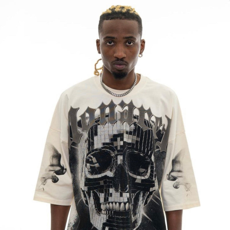 STRAY 3/4 SLEEVE TEE (WHITE)