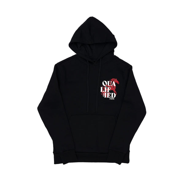 QUALIFIED DENIM HORSEPOWER PATCH HOODIE
